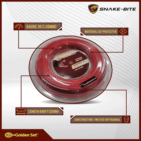 Tennis Snake-Bite Polyester Tennis String in Saudi Arabia