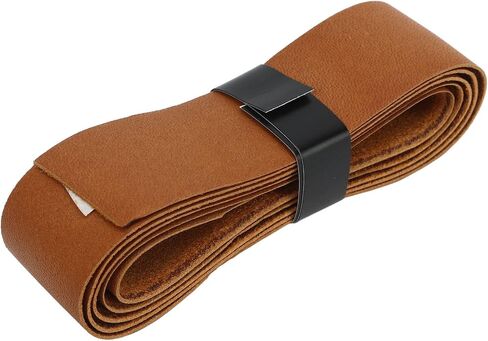 Leather Tennis Racket Grip Tape, Sweat Absorption Abrasion Resistance Accurate Gripping for Tennis and Badminton Rackets in Saudi Arabia