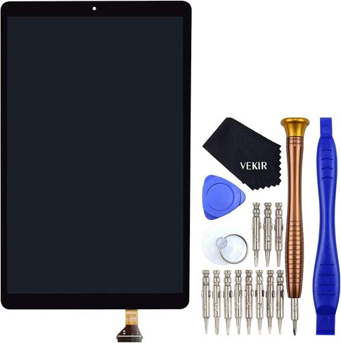 VEKIR T590 شاشة LCD تعمل باللمس محول رقمي زجاجي بديل للشاشة متوافق مع Samsung Galaxy Tab A 10.5 أسود (بدون إطار) in Saudi Arabia
