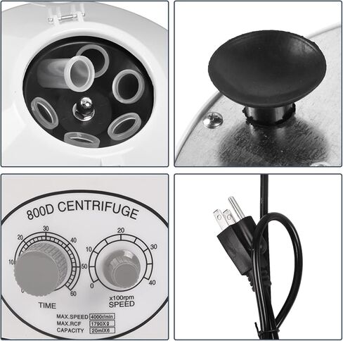جهاز طرد مركزي للمختبر 20 مل × 6 جهاز طرد مركزي كهربائي بلازما 4000 دورة في الدقيقة، 110 فولت in Kuwait