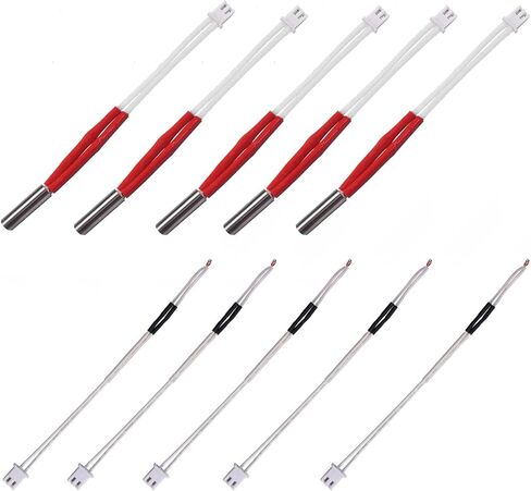 6pcs NTC Thermistor 100K and Heater Cartridge 24V 40W 1Meter 3D Printer Accessories for CR-10S Pro,CR-X,Ender 3, Ender 3X, Ender-3 Pro,Ender 3 V2,Prusa Mendel,Anet E10 in Saudi Arabia
