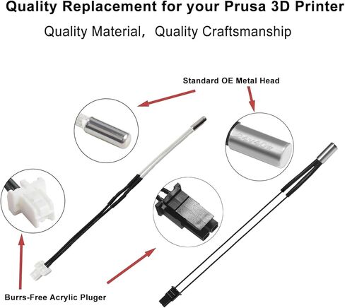 عدة لـ Prusa MK4 - Origin Prusa 24V 40W خرطوشة التدفئة وكتلة السخان وملحقات جورب السيليكون in Kuwait