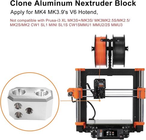 عدة لـ Prusa MK4 - Origin Prusa 24V 40W خرطوشة التدفئة وكتلة السخان وملحقات جورب السيليكون in Kuwait