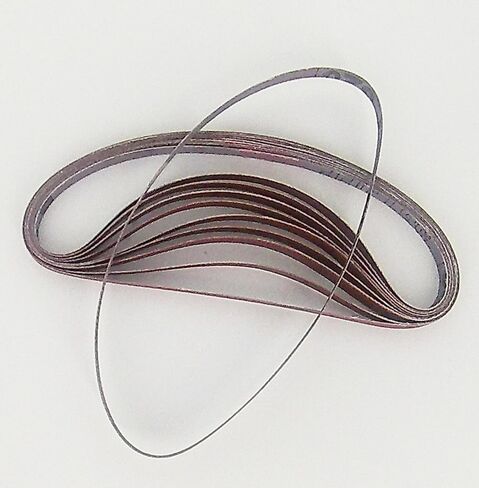 مجموعة من 5 قطع من عصا الصنفرة مع حزامين بديلين إضافيين لكل عصا، 5 حبيبات 120، 240، 320، 400 و600 حبيبة لصنفرة الخشب والمعادن والبلاستيك، (صنع في الولايات المتحدة الأمريكية)، S5G10 in Kuwait