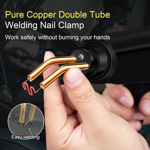 200W Plastic Welder, 2000PCS Staples 10PCS Sandpaper, Plastic welding Kit, Plier Custom Carry Case, Plastic Repair Car Bumper Repair Simplicity Of Use in Kuwait