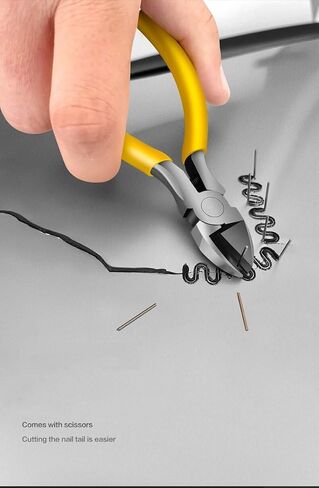 200W Plastic Welder, 2000PCS Staples 10PCS Sandpaper, Plastic welding Kit, Plier Custom Carry Case, Plastic Repair Car Bumper Repair Simplicity Of Use in Kuwait