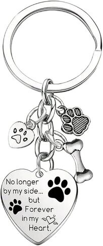 Akasuzo Personalized Dog Memorial Keychain, Custom Keychain with Picture Pet Memorial Gifts, Custom Dog Keychains with Text in Saudi Arabia