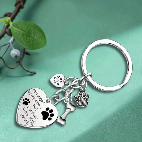 Akasuzo Personalized Dog Memorial Keychain, Custom Keychain with Picture Pet Memorial Gifts, Custom Dog Keychains with Text in Saudi Arabia