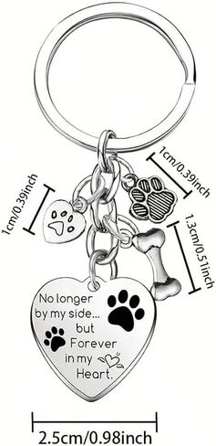 Akasuzo Personalized Dog Memorial Keychain, Custom Keychain with Picture Pet Memorial Gifts, Custom Dog Keychains with Text in Saudi Arabia