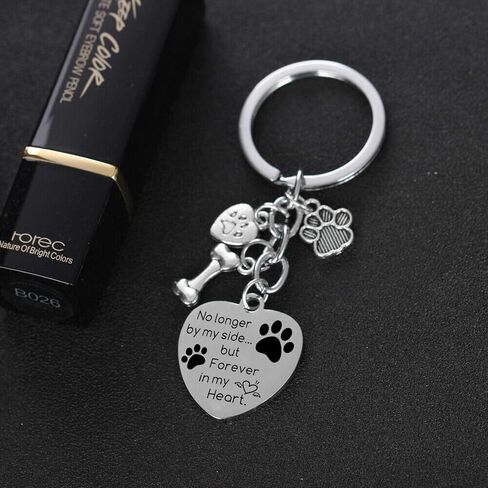 Akasuzo Personalized Dog Memorial Keychain, Custom Keychain with Picture Pet Memorial Gifts, Custom Dog Keychains with Text in Saudi Arabia
