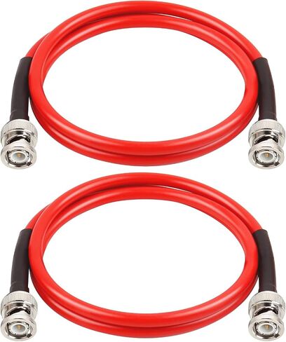 BNC Male to BNC Male Coaxial Cable 50 ohm Ultra Low Loss RG8X Coax Cable BNC Cable for Antenna, RF Radio, Modem, Oscilloscope, Spectrum, Analyzer, Signal Generator (50FT) in Saudi Arabia
