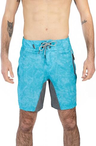 Spyder Men's Standard 9" Textured Digital Hybrid Board Short in Saudi Arabia