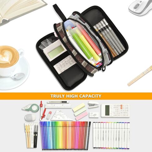 J JOYSAY Soccer Ball Pencil Case Large Big Capacity Pencil Bag for Girls Boys Pen Bag Holder Pouch Makeup Case for College Students School Office in Saudi Arabia