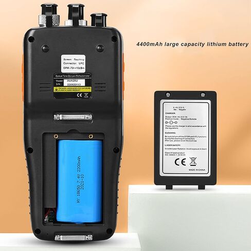 جهاز اختبار الألياف الضوئية OTDR، جهاز قياس الطاقة البصري المحمول، واجهة USB، نطاق الطول الموجي 800-1650 نانومتر، غطاء ABS، لبناء الشبكة، تحديد نقطة التوقف، طول الكابل in Saudi Arabia