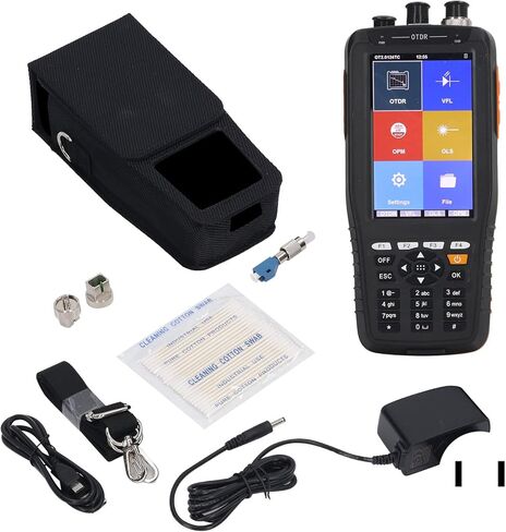 جهاز اختبار الألياف الضوئية OTDR، جهاز قياس الطاقة البصري المحمول، واجهة USB، نطاق الطول الموجي 800-1650 نانومتر، غطاء ABS، لبناء الشبكة، تحديد نقطة التوقف، طول الكابل in Saudi Arabia