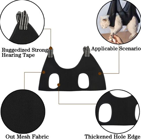 Dog Grooming Hammock, Dog Hammock, Dog Grooming Supplies, Dogs Cats Grooming, Claw Care, Dog Grooming Sling for Nail Trimming/Clipping for Cats Dogs in Kuwait