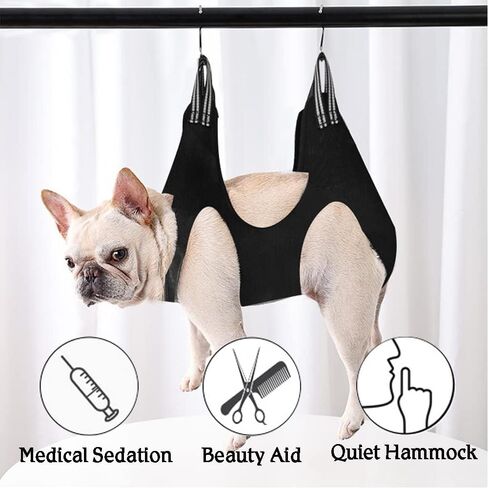Dog Grooming Hammock, Dog Hammock, Dog Grooming Supplies, Dogs Cats Grooming, Claw Care, Dog Grooming Sling for Nail Trimming/Clipping for Cats Dogs in Kuwait