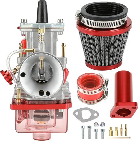 YOXUFA PWK 24mm Carburetor Intake Pipe Kit for Predator 212 224cc 196cc 200cc 6.5hp Engine Coleman CT200U BT200X Baja Warrior Trailmaster Mb200 GX200 Mini Bike Go Kart High Performance Parts in Saudi Arabia
