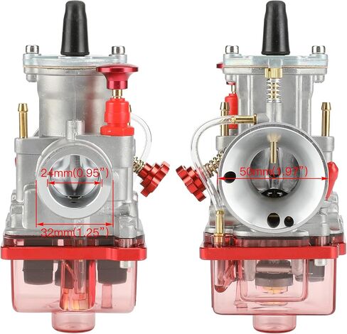 YOXUFA PWK 24mm Carburetor Intake Pipe Kit for Predator 212 224cc 196cc 200cc 6.5hp Engine Coleman CT200U BT200X Baja Warrior Trailmaster Mb200 GX200 Mini Bike Go Kart High Performance Parts in Saudi Arabia