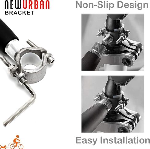 NEWURBAN Universal Bracket for Dog Bike Leash - Spare Jaw Bike Attachment - Threaded Connection in Kuwait