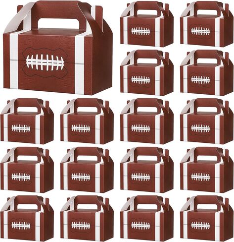 Aodaer 16 Pack Paper Soccer Treat Boxes for Team 6.2 x 6.2 x 3.5 Inch Sports Theme Candy Goodie Boxes Soccer Team Gift Boxes Soccer Birthday Party Decor for Party Supplies Gift Baby Shower in Saudi Arabia