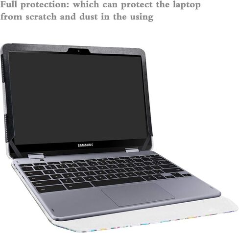 حافظة حماية Alapmk لجهاز Lenovo 500w Yoga Gen 4/Lenovo 500e Yoga Chromebook Gen 4/IdeaPad Flex 3i Chromebook Gen 8 12/Samsung Chromebook Plus V2 XE521QAB XE521QAB XE520QAB، شجرة الحب in Kuwait