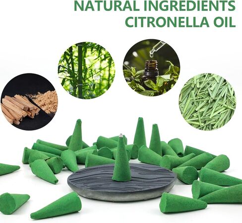Citronella Coil, Citronella Incense Coil, Citronella Incense for Summer, Lemongrass Incense with Citronella Oil for Indoor or Outdoor Aromatherapy Fragrance- 48 Pack in Saudi Arabia
