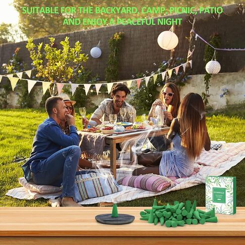 Citronella Coil, Citronella Incense Coil, Citronella Incense for Summer, Lemongrass Incense with Citronella Oil for Indoor or Outdoor Aromatherapy Fragrance- 48 Pack in Saudi Arabia