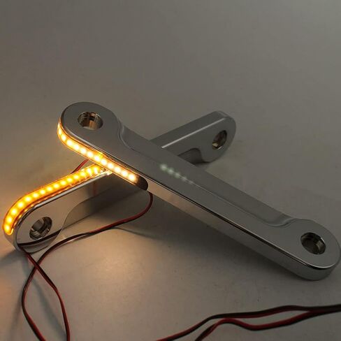 دراجة نارية LED فلوش شوكة بدوره مصباح إشارة بين قوسين يناسب ل هارلي بجولة شارع الإنزلاق الطريق الملك إلكترا الإنزلاق 1998-2023 2022 2021 in Saudi Arabia