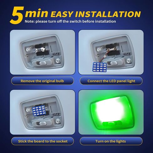 ملحقات مصابيح LED الداخلية للسيارة مع 194 168 T10 / BA9S / DE3175 6418 211-2 578 محولات فسطون، مصابيح لوحة 48-SMD لأضواء لوحة الترخيص لخريطة القبة وباب السيارة (أرجواني) in Kuwait