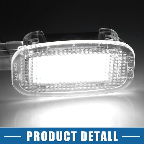 A ABSOPRO Interior Trunk Light Courtesy Footwell Boot Lamp No.A2218200401 for Mercedes-Benz C300 CLA250 E350 GL320 GLC300 GLE350 ABS PC White (Set of 2) in Saudi Arabia