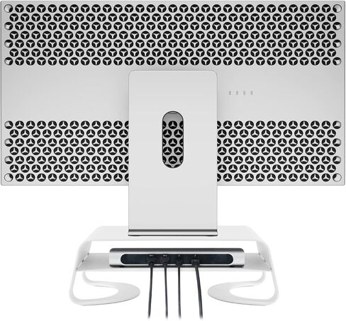 Twelve South Curve Riser Monitor Stand | Ergonomic Desktop Stand with Storage Shelf for iMac and Displays, Matte Black in Saudi Arabia