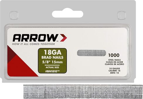 مسامير تثبيت BN1810CS من Arrow Fastener مقاس 5/8 بوصة، مجموعة من 1000 قطعة، مجموعة من 5 in Saudi Arabia