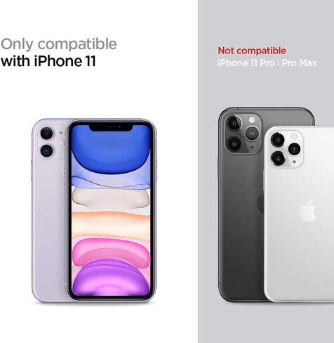Spigen Slim Armor CS Designed for iPhone 11 Case (2019) - Black in Saudi Arabia