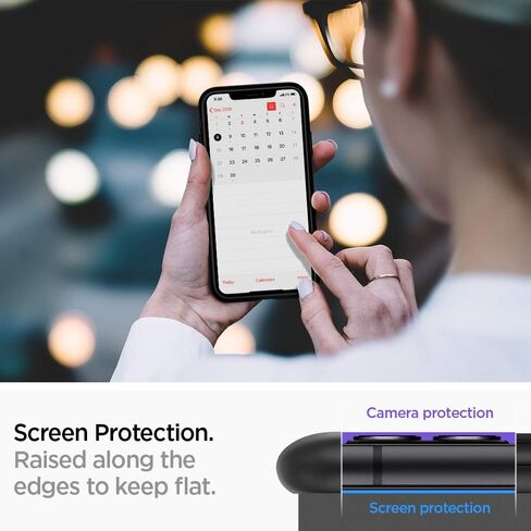 Spigen Slim Armor CS Designed for iPhone 11 Case (2019) - Black in Saudi Arabia