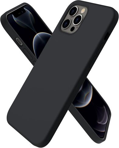 ORNARTO متوافق مع حافظة iPhone 12، متوافقة مع حافظة iPhone 12 Pro، حافظة هاتف من السيليكون السائل النحيف 3 طبقات مغطاة بالكامل بمطاط الجل الناعم مقاس 6.1 بوصة-أبيض in Saudi Arabia