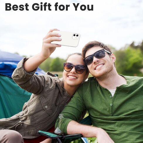 ORNARTO متوافق مع حافظة iPhone 12، متوافقة مع حافظة iPhone 12 Pro، حافظة هاتف من السيليكون السائل النحيف 3 طبقات مغطاة بالكامل بمطاط الجل الناعم مقاس 6.1 بوصة-أبيض in Saudi Arabia