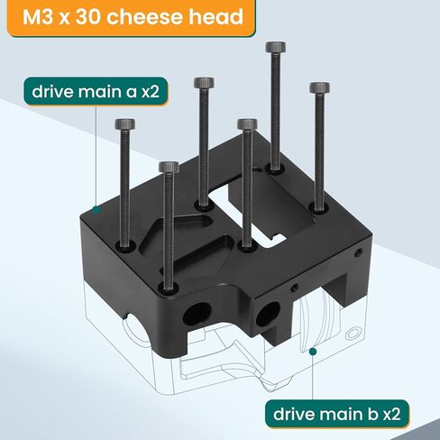 مجموعة أجزاء CNC 2.4 مطورة للطابعات ثلاثية الأبعاد ذاتية الصنع، طقم CNC جديد بإطار من سبائك الألومنيوم، جزء طابعة ثلاثية الأبعاد متوافق مع مجموعة أجزاء Voron 2.4 R2 V1.5 CNC in Kuwait