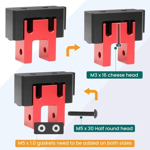 مجموعة أجزاء CNC 2.4 مطورة للطابعات ثلاثية الأبعاد ذاتية الصنع، طقم CNC جديد بإطار من سبائك الألومنيوم، جزء طابعة ثلاثية الأبعاد متوافق مع مجموعة أجزاء Voron 2.4 R2 V1.5 CNC in Kuwait