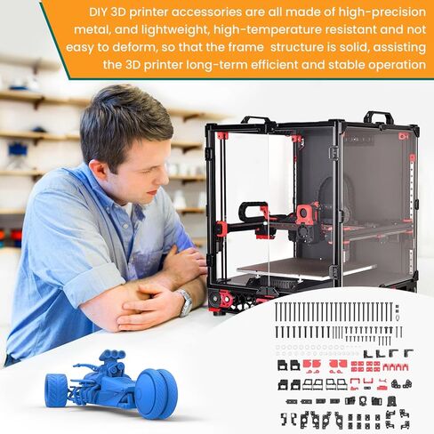 مجموعة أجزاء CNC 2.4 مطورة للطابعات ثلاثية الأبعاد ذاتية الصنع، طقم CNC جديد بإطار من سبائك الألومنيوم، جزء طابعة ثلاثية الأبعاد متوافق مع مجموعة أجزاء Voron 2.4 R2 V1.5 CNC in Kuwait