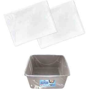 Cat Litter Box Liners Compatible with Petmate Open Extra Large Nonstick Litter Pan Standard Litter Box, 20 Count, Box Size 22''*16.5''*6.5''