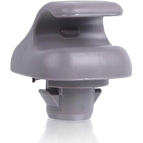 Clear Gray Sun Visor Hook Clip Bracket Hanger Compatible with Honda Accord Civic CRV Odyssey Pilot Light Gray Bracket