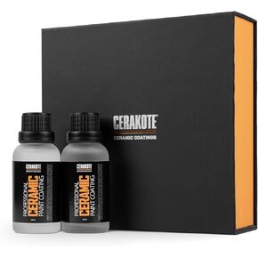 CERAKOTE® Professional Ceramic Paint Coating – High-Gloss Professional-Grade Paint Protection Kit, Ultra-Hydrophobic, UV & Chemical Resistant, Easy Application, 500 Wash Longevity, (2) 30ml Bottles
