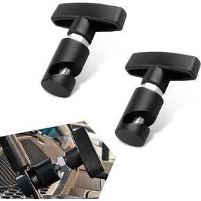 2 PCS Car Hood Repair Lifting Strut Replacement, Durable Metal Multi-purpose Vehicle Trunk Lift Support Device, Universal Snap On Rotatable Automotive Fixing Clamp Accessories (Black)