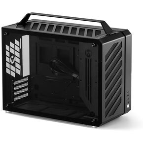 Mechanic Master Cool Cube Series C30Pro Side penetrating 360 AIO Matx Portable Desktop Computer Aluminum Alloy case(Moonlight Silver)