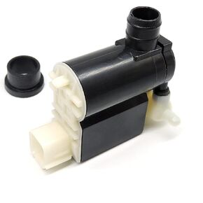 HiSport Front Windshield Washer Pump 98510-2V100 W/Grommet Compatible with Hyundai Accent Elantra Santa Fe Tiburon Tucson Entourage Veloster Veracruz | Kia Sedona Sportage