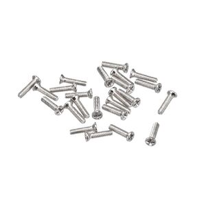 uxcell M1.2 x 5mm Phillips Screw Fastener Silver Tone for Laptop PC TV Fan Switch 500pcs