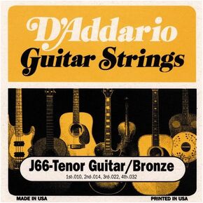 D'Addario J66 Custom Tenor Guitar Strings