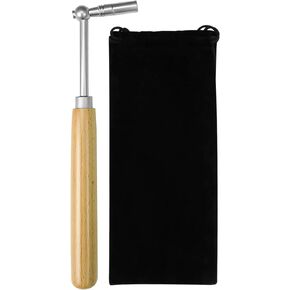 Professional Piano Tuning Wrench, L Shape Star Tip Piano Tuning Hammer Tool with Velvet Bag for Beginner and Professional Tuner