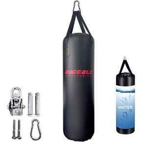 Buffalo Gear Heavy Water Punching Bag, 225LB 165LB 86LB Adjustable Training Punching Bag for Kickboxing Boxing Gym Home Training for Youths Kids